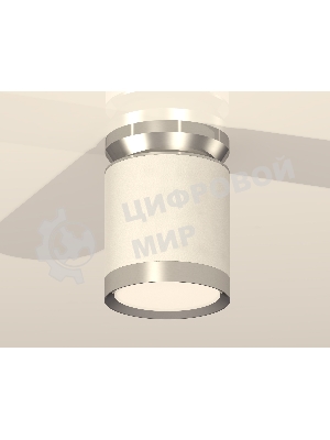 Светильник Ambrella Light XS8141025 SWH/PSL белый песок/серебро полированное GX53 (N8904, C8141, N8118)