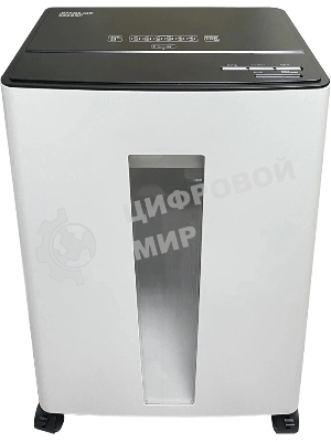 Шредер Office Kit S330SF (3,9х35) белый (секр.P-4) фрагменты 13лист. 30лтр. скобы пл.карты