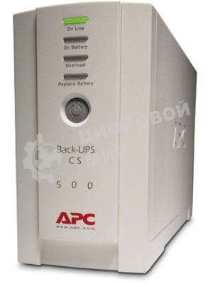 Источник бесперебойного питания APC Back-UPS BK500EI 300Вт 500ВА бежевый
