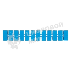 Клеммная винтовая колодка Rexant KВ-35 10-35, ток 80 A, полиэтилен синий (10 шт./уп.)