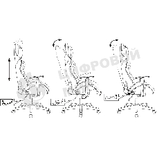 Кресло Zombie Game Penta черный/красный, экокожа, 120 кг, механизм качания