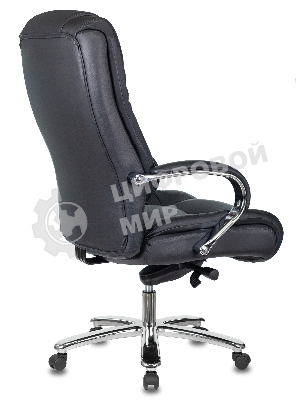 Кресло Бюрократ T-9925SL/BLACK черный, кожа