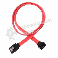 Кабель GoPower SATA (m)-SATA (m) 0.5м силикон ver.2.0 красный (1/250)