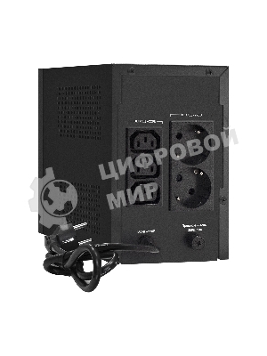 Источник бесперебойного питания ExeGate SpecialPro UNB-1200.LED.AVR.2SH.3C13 1200VA/750W, LED, AVR, 2*Schuko+3*C13, съемн.кабель, металлический корпус, черный