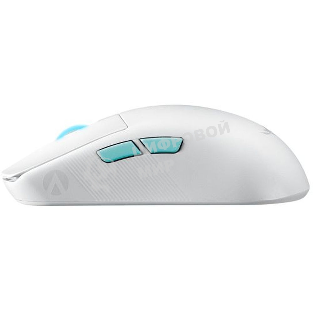 Мышь беспроводная/проводная ASUS ROG Harpe Ace Aim Lab Edition белый, 36000 dpi, радиоканал, Bluetooth, USB, кнопки - 5