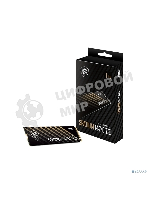 Накопитель SSD MSI M.2 2280 1Tb SPATIUM M470 PRO Client SSD S78-440L0J0-P83, PCIe Gen4x4 with NVMe