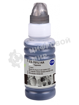 Чернила Cactus CS-T01L14A черный70мл для Epson M1100/M1120/M1170/M2140/M2170