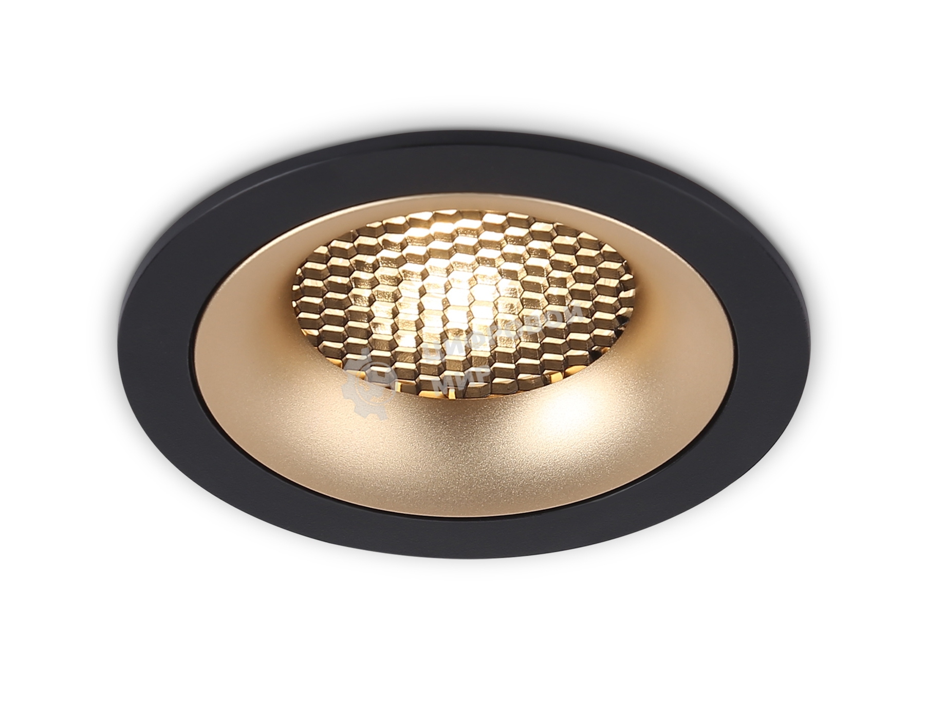 Светильник встраиваемый Ambrella light TN102725 BK/GD черный/золото GU5.3 92*92*23