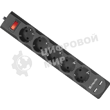 Сетевой фильтр Defender 5M DFS 755 5OUTL.