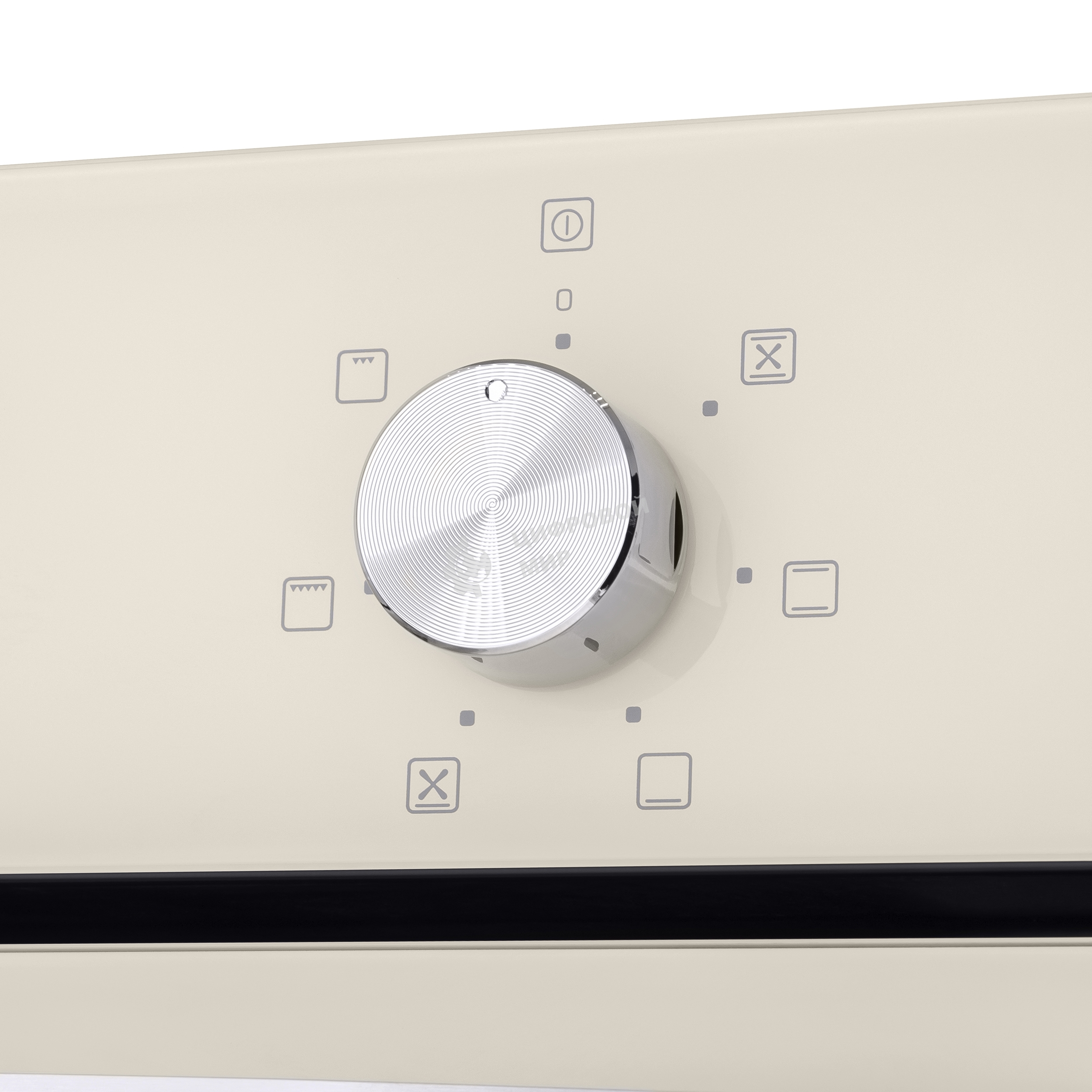 Шкаф духовой электрический Maunfeld EOEC516BG, встраиваемый, 51л, дверца с 2 стеклами, бежевый