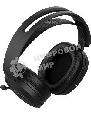 Гарнитура ASUS TUF Gaming H1 Wireless чёрный, беспроводная + проводная, USB/USB-C, до 15 ч, виртуальный 7.1, шумоподавление микрофона