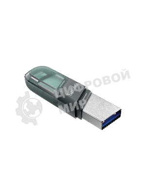 Флешка USB Sandisk 128Gb iXpand Flip SDIX90N-128G-GN6NE USB3.1 зеленый/серебристый