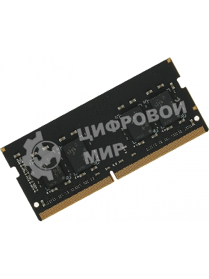 Оперативная память Digma DDR4 16GB 3200MHz DGMAS43200016S RTL PC4-25600 CL22 SO-DIMM 260-pin 1.2В single rank
