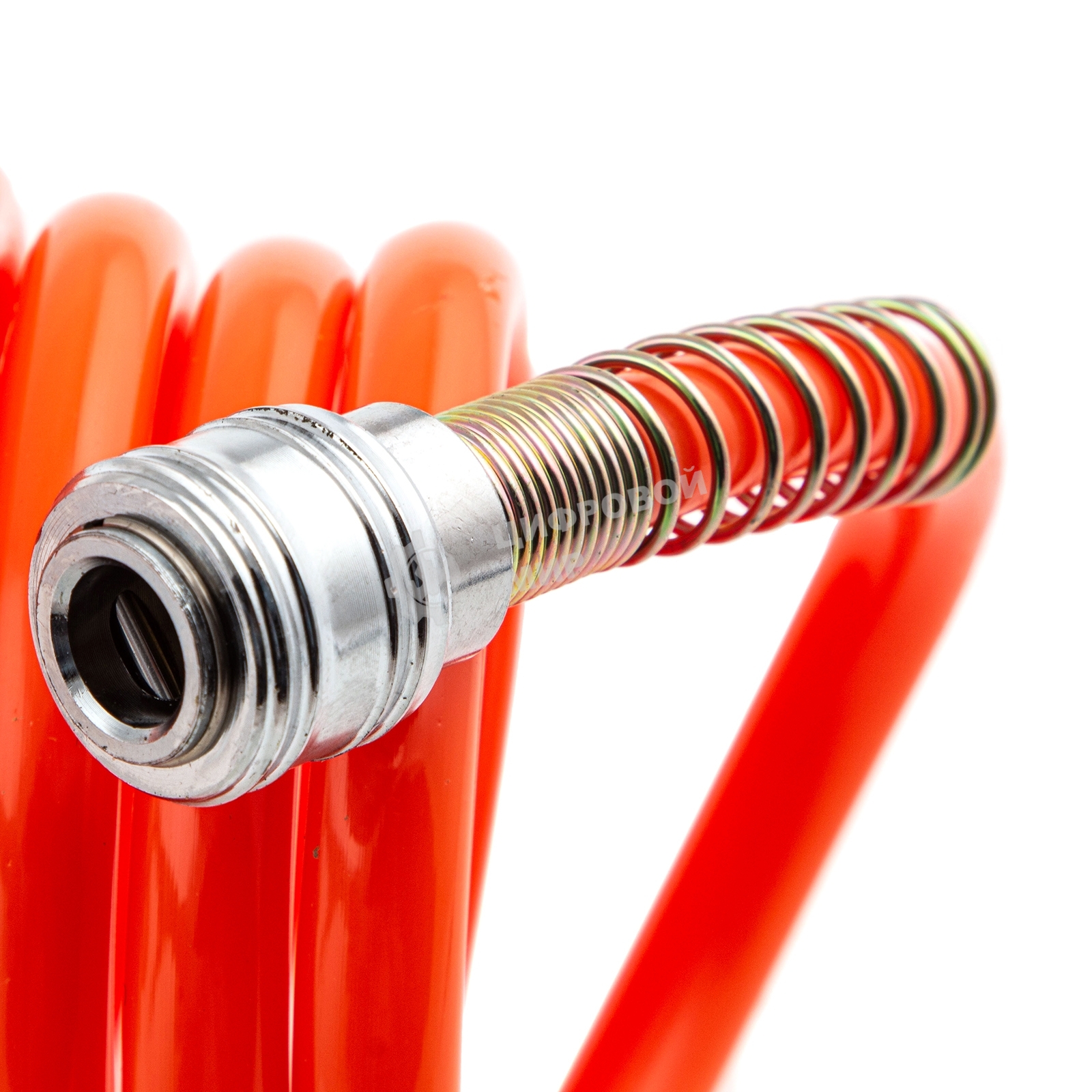 Шланг спиральный воздушный Stels 8х12 мм, 18 бар, с быстросъемными соединениями, 10 м