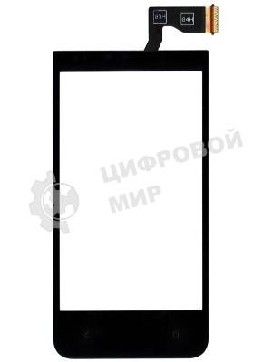 Сенсорное стекло (тачскрин) для HTC Desire 300, черное
