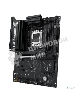 Материнская плата ASUS TUF GAMING B650-E WIFI, AM5, AMD B650, 4xDDR5, 4xSATA, 3xM.2, 1xPCIe 4.0 x16, 1xPCIe 4.0 x16, 1xPCIe x1, 1xDP, 1xHDMI, 1x2.5Gb LAN, Wi-Fi 6E, Bluetooth 5.3, 2xUSB-C (1x10Gbps, 1x20Gbps), 3xUSB-A 5Gbps, 2xUSB-A 10Gbps, 3xUSB-A 2.0, 5x3.5 мм, 7.1, ATX