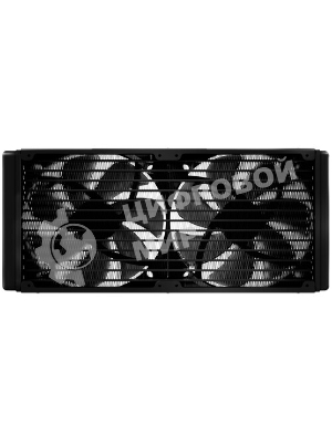 Система жидкостного охлаждения для ПК/Water Cooling System NZXT Kraken Elite 280 RGb (250W, 280мм, LED temp., Black/Fans: 2x140мм, 98.61CFM, 34.5dBA, 2000RPM/Pump height 65мм, 2800RPM, Rad thickness 27мм/S: 1851, 1700, 1200, 115X, AM5, AM4)