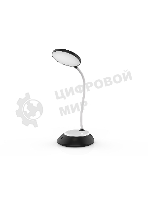 Светодиодная настольная лампа Ambrella light DE601 BK/WH черный/белый LED 2800-6500K 5W