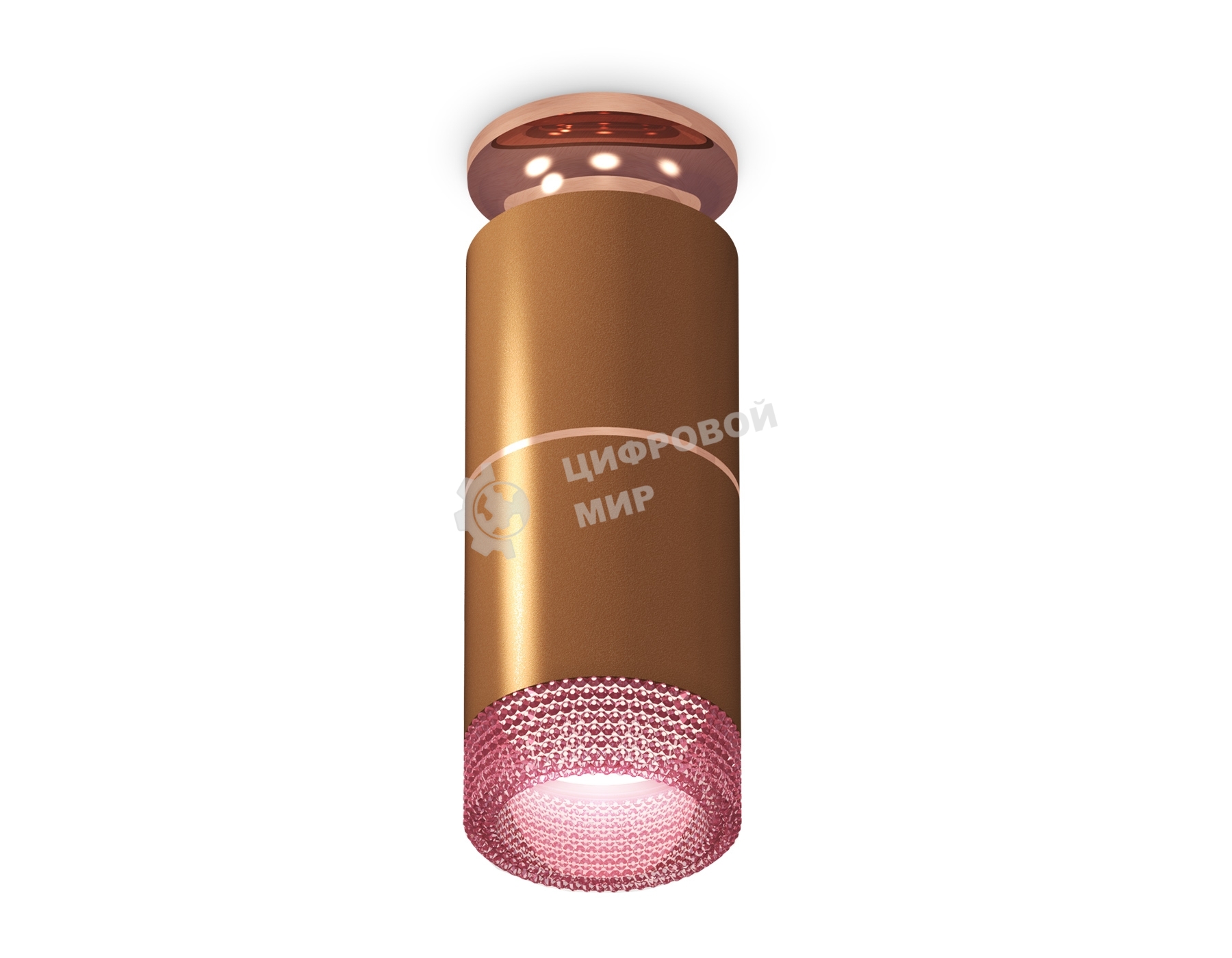 Светильник Ambrella Light XS6304211 SCF/PPG/PI кофе песок/золото розовое полированное/розовый MR16 GU5.3