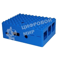 Корпус RA184 blue для микрокомпьютера Raspberry Pi 3 ACD Blue ABS Plastic Building Block case for Raspberry Pi 3
