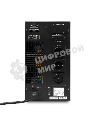 Источник бесперебойного питания Powerman Online 3000VA/2400W, 220V, Tower, Out: 3xShuko, черный*Online3000