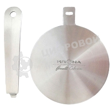 Адаптер для индукционных плит и поверхностей Krona, D20 нержавеющая сталь; Материалы:нержавеющая сталь;