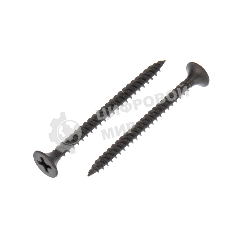 Саморез гипсокартон-металл Kranz 3.5х45, пакет (50 шт./уп.)