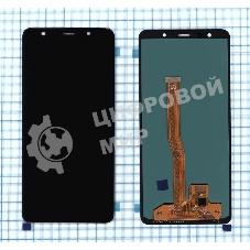 Дисплей для Samsung Galaxy A7 SM-A750F (2018) (OLED Full Size) черный
