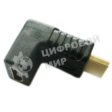 Удлинитель HDMI папа-мама угловой влево