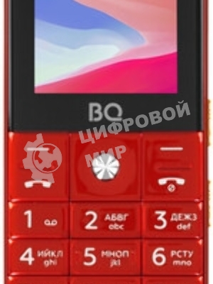 Мобильный телефон BQ 2006 Comfort красный/черный