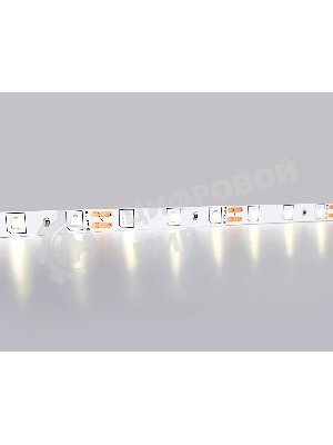 Светодиодная лента GS1002 2835 60Led/ 4.8W m/ 12V IP20 4500K/ 5000*8*1.2mm (2 конт.)