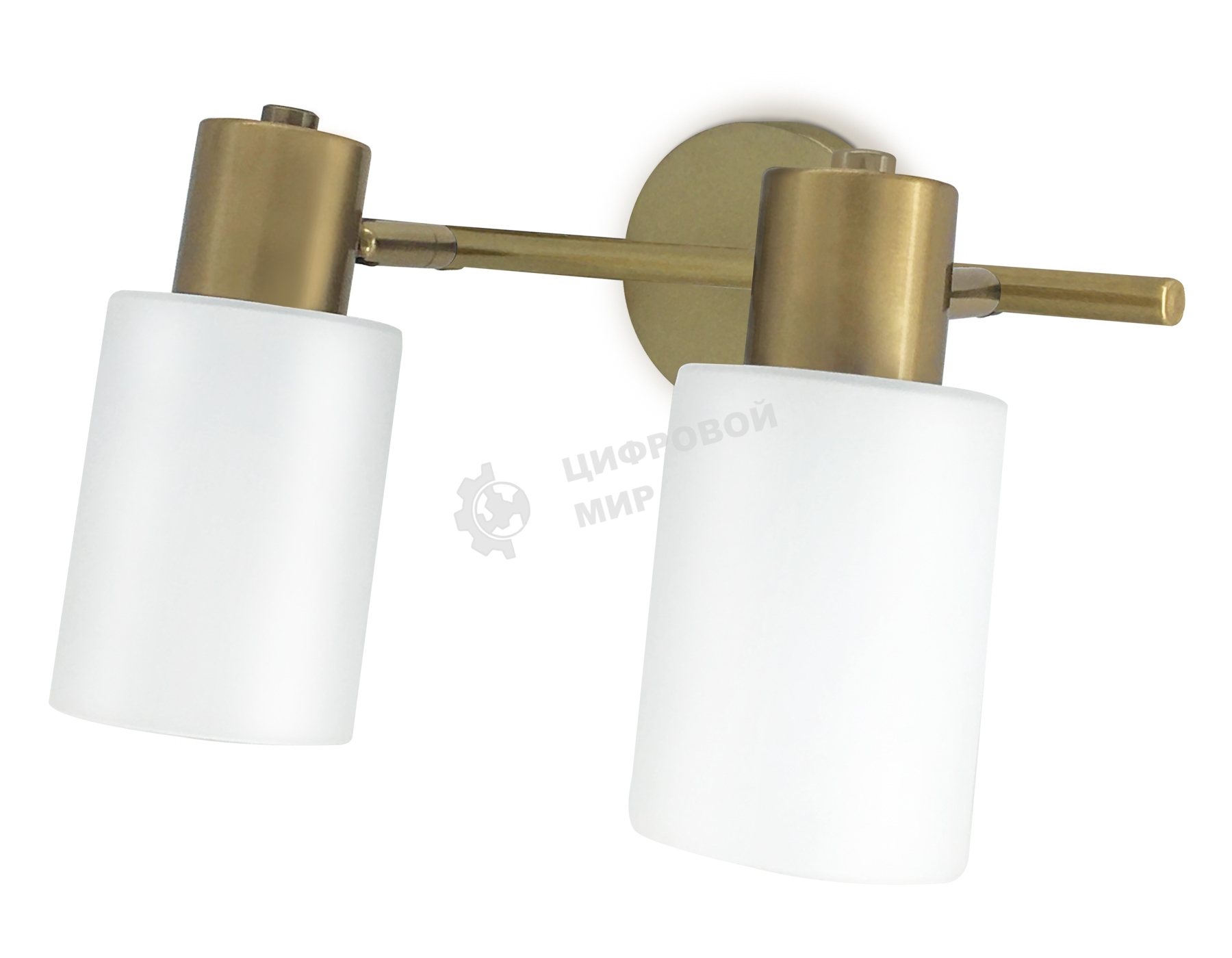 Светильник Ambrella light TR3969/2 BS/FR латунь/белый матовый  E27*2 max 40W 260*80*210