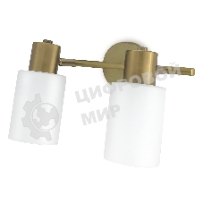 Светильник Ambrella light TR3969/2 BS/FR латунь/белый матовый  E27*2 max 40W 260*80*210