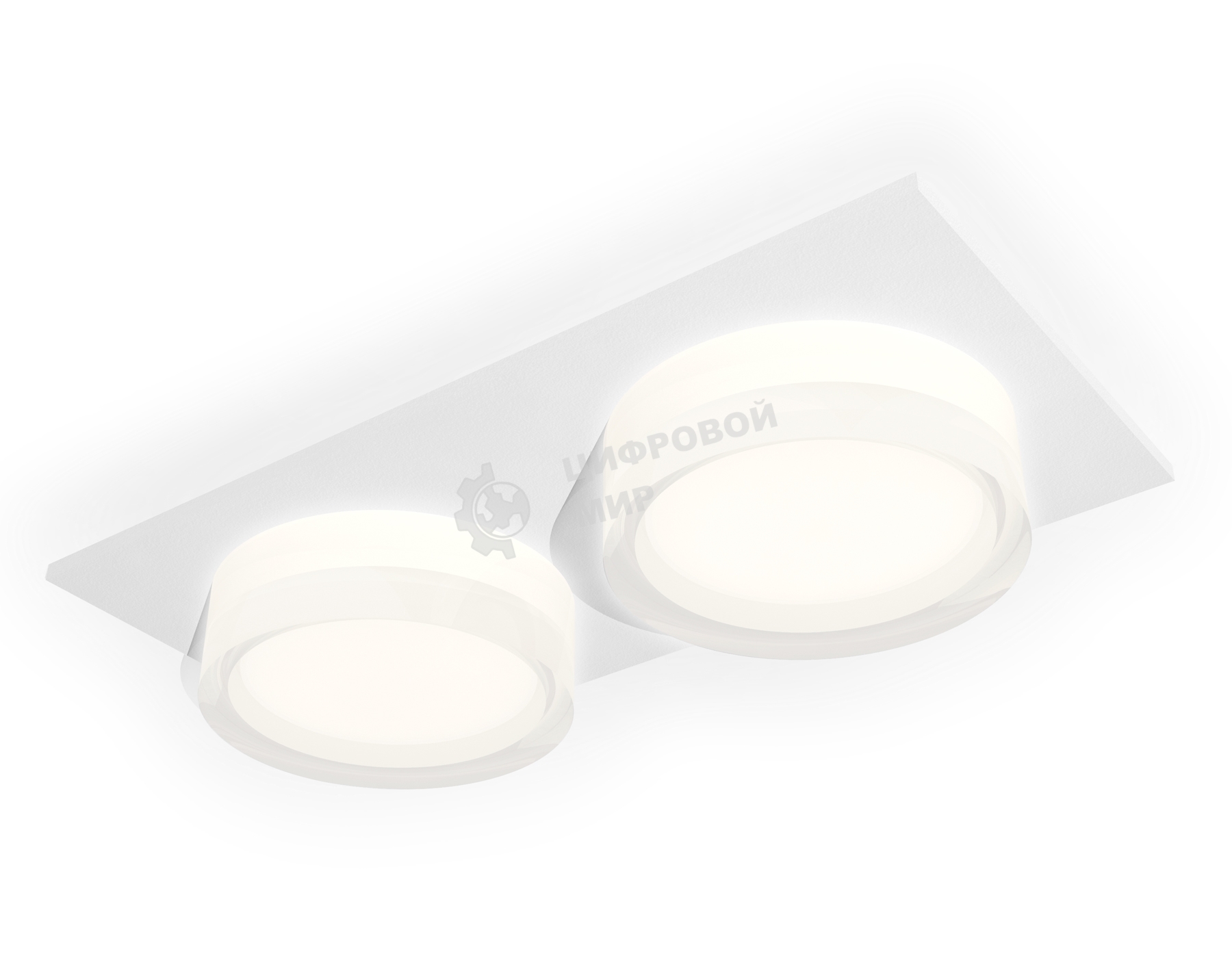 Комплект встраиваемого светильника Ambrella light XC6525066 SWH/FR/CL белый песок/белый матовый/прозрачный MR16 GU5.3 (C6525, N6241)