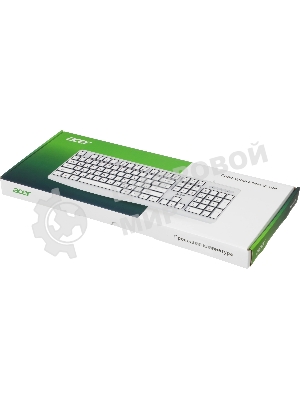 Клавиатура проводная Acer OKW301 (ZL.KBDCC.01B), USB, белый