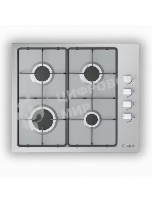 Газовая варочная панель LEX GVS 644-1 IX нержавеющая сталь
