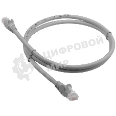 Патч-корд LANMASTER LSZH UTP cat.6, 7.0 м, серый