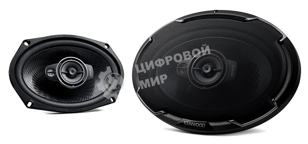 Колонки автомобильные Kenwood KFC-PS6976 550Вт 88дБ 4Ом 16x23см (6x9дюйм) (ком.:2кол.) коаксиальные трехполосные