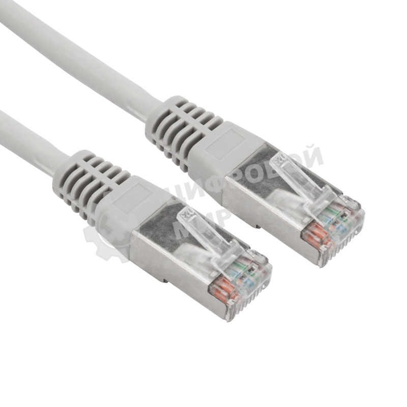 Патч-корд F/UTP Rexant cat.5e, RJ45-RJ45, 26AWG, ZH нг(А)-HF, серый, 1,5 м