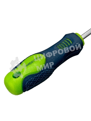 Отвертка Сибртех, PH2 х 100 мм, CrV, двухкомпонентная рукоятка