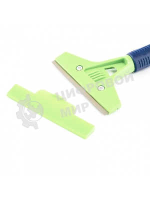 Скребок Сибртех, лезвие 100мм, пластиковая ручка, 200мм