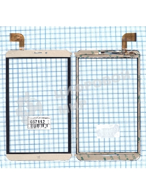 Сенсорное стекло (тачскрин) RP-451A-8.0-FPC-A2, золотое