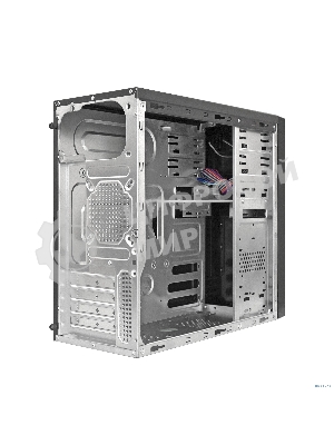 Компьютерный корпус ExeGate EX283245RUS Minitower ExeGate MA-373X-600W-12 (mATX, БП UN600 с вент. 12см, 2*USB, аудио, черный)