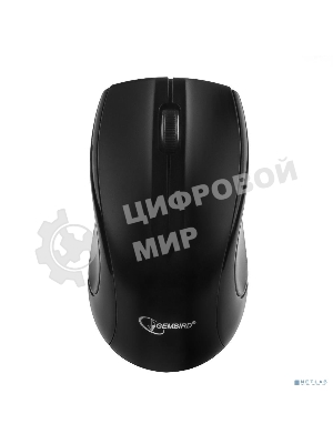 Мышь беспроводная Gembird MUSW-320 черный, 1000 dpi, радиоканал, USB, кнопки - 3
