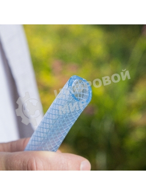 Шланг поливочный Palisad прозрачный армированный 3-х слойный, 3/4