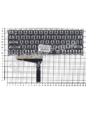 Клавиатура для ноутбука Acer Swift 7 SF714-52T черная