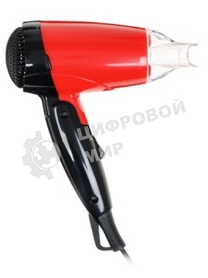 Фен Centek CT-2230 RBL красный/черный, 1200 Вт, компактный