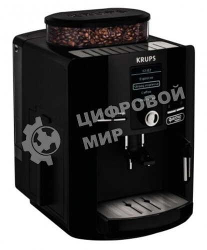 Кофемашина Krups Espresseria EA82F010 1450Вт черный/нержавеющая сталь