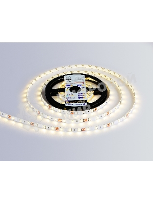 Светодиодная лента GS1002 2835 60Led/ 4.8W m/ 12V IP20 4500K/ 5000*8*1.2mm (2 конт.)