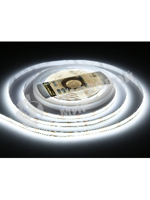 Светодиодная лента Ambrella light GS4653 COB 320Led/ 10W m/ 24V IP20 6500K/ 5000*8*1.54mm (2 конт.)
